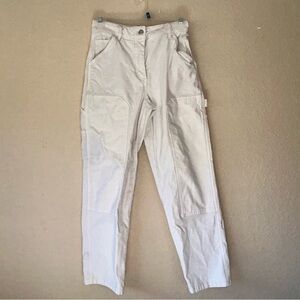 Size 2 Aritzia Wilfred Free White Cargo Pants